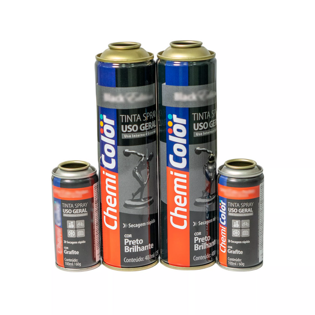 O pulverizador de aerossol vazio recarregável de alta pressão pode diâmetro 52mm